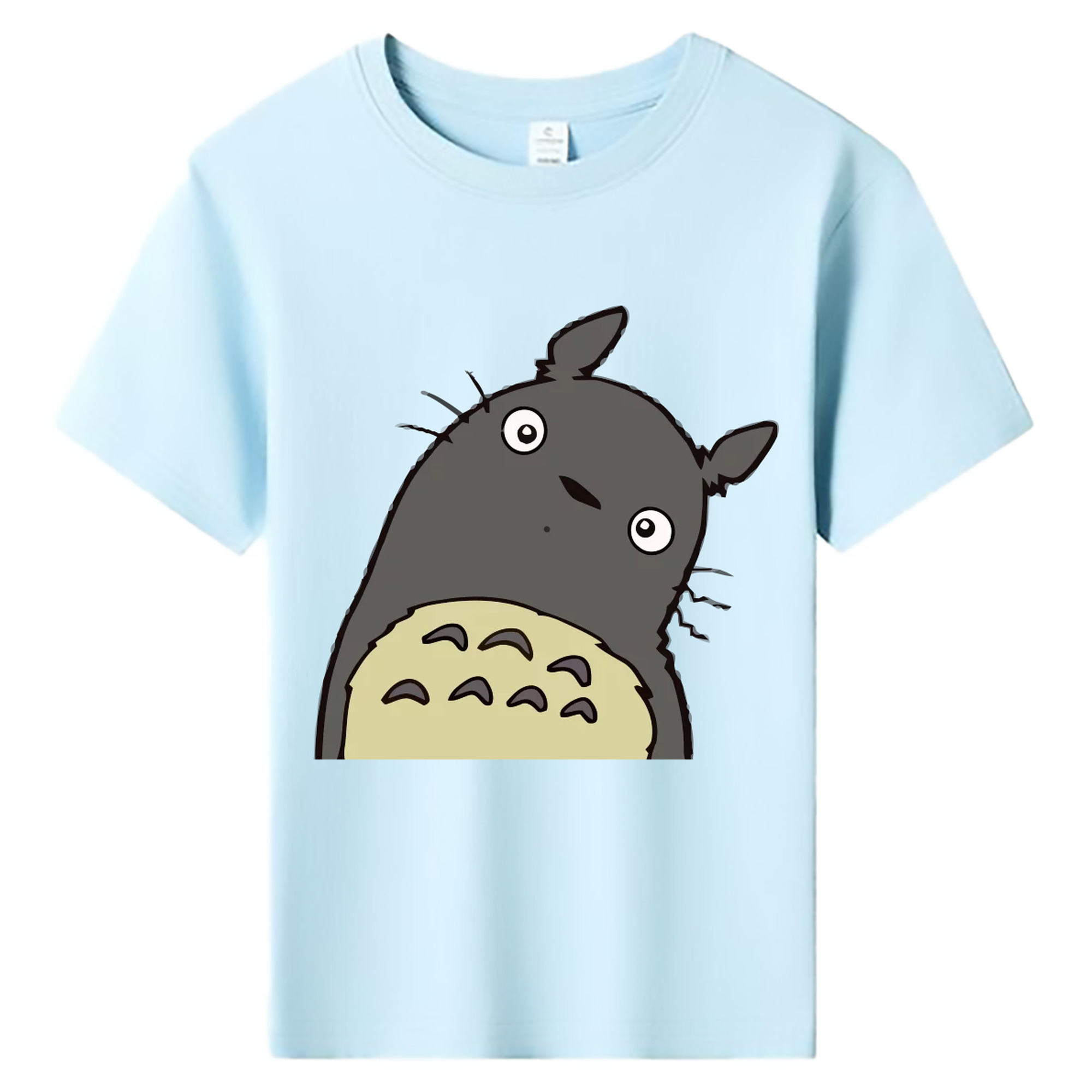 （画像用） となりのトトロ 草壁メイ 草壁サツキ My Neighbor Totoro Satsuki Kusakabe Mei Kusakabe 綿100％キッズTシャツ（フロントプリント）